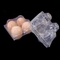 15 gói Khay đựng trứng bằng nhựa PET trong suốt dùng một lần Giá đỡ khay đựng trứng vuông 71mm