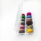 6 gói Macaron tùy chỉnh Clear Tray Hộp nhựa có thể tái chế Khay sô cô la