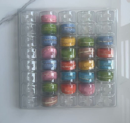 Tháp nhựa hộp đóng gói macaron thiết kế tùy chỉnh