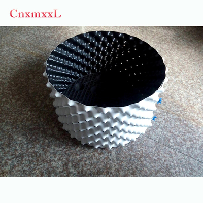 Cây ngoài trời màu trắng 99L Chậu nhựa màu đen