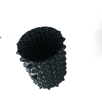 Chậu không khí bằng nhựa PVC 20cm Dia 0,7mm không tráng Polyme dễ phân hủy Chậu không khí màu đen