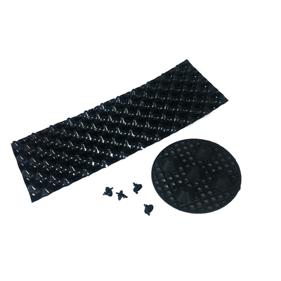 Chậu không khí bằng nhựa PVC 20cm Dia 0,7mm không tráng Polyme dễ phân hủy Chậu không khí màu đen