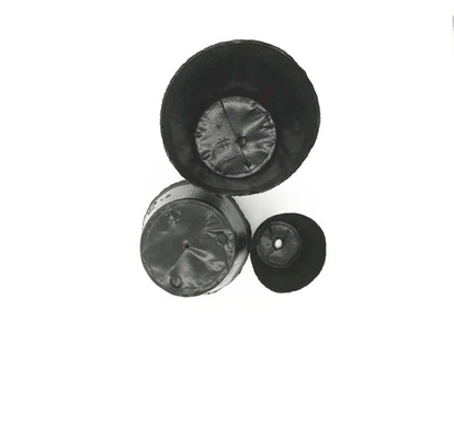 Kích thước tùy chỉnh Đen PVC PS nhựa mềm hoa dinh dưỡng nồi cho trồng