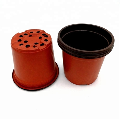 PP Mặt trời 15cm chiều rộng bình hoa nhựa 12 lỗ thoát nước