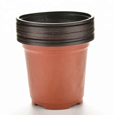 PP Mặt trời 15cm chiều rộng bình hoa nhựa 12 lỗ thoát nước