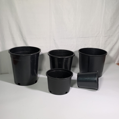 Sản phẩm nhựa cứng bền 3 gallon hoa đen nồi lớn nồi nuôi con của PP / HDPE