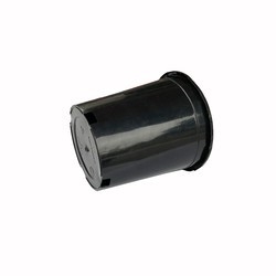 Sản phẩm nhựa cứng bền 3 gallon hoa đen nồi lớn nồi nuôi con của PP / HDPE