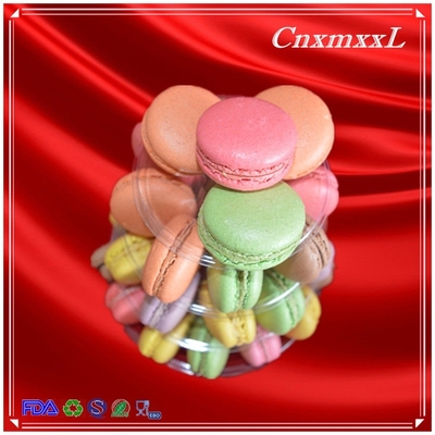 4-Layer Clear nhỏ hơn nhựa Macaron Tower Party Favor Box