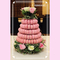 Bao bì Macaron nhựa 10 lớp có thể xếp chồng lên nhau 0.8mm PVC Cây thông Noel Tháp Macaron