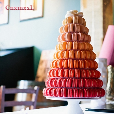 Super WOW 10 Tier Macaron Blister Tower Stand Packaging với Acrylic