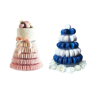 6 lớp Blister Clear Macaron Tower Cho trang trí bánh