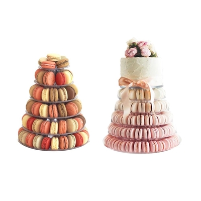 6 lớp Blister Clear Macaron Tower Cho trang trí bánh