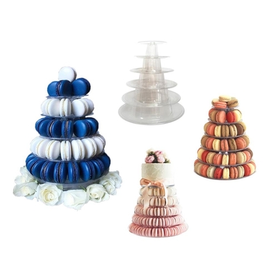 6 lớp Blister Clear Macaron Tower Cho trang trí bánh