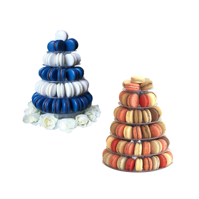 Tháp Macaron vòng tái chế 6 cấp đứng với đáy