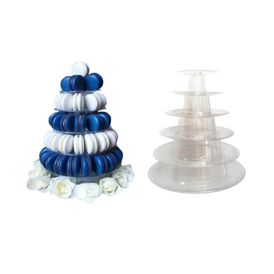 Tháp Macaron vòng tái chế 6 cấp đứng với đáy
