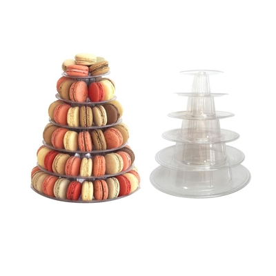 Tháp Macaron vòng tái chế 6 cấp đứng với đáy
