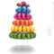 Vòng tròn tự lắp ráp 6 tầng Tháp Macaron Khay trưng bày Macaron Acrylic