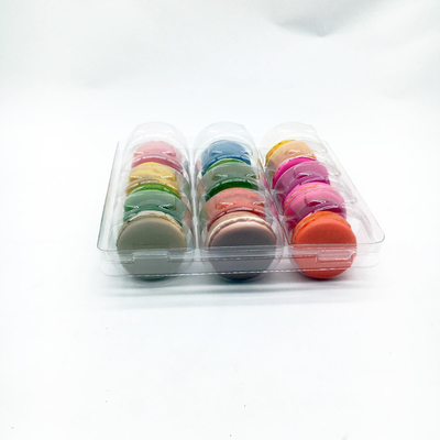 12 Tray Macaron rỗng Tray đóng gói Blister nhựa tùy chỉnh