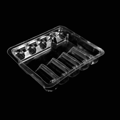 PVC rõ ràng PET PP Clamshell Bao bì nhựa Blister Ampoule Tray với giấy card Insert