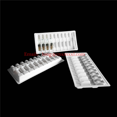 Cao chất lượng nhựa Ampoules Thẻ 1ml 2ml 5ml 10ml nhựa rõ ràng Blister bao bì Vials Blister Thẻ hộp
