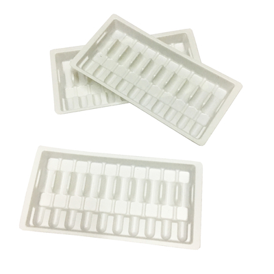 Thẻ Ampulet nhựa trắng Bao bì Thẻ Vial kính 10ml Thẻ Ampulet nhựa