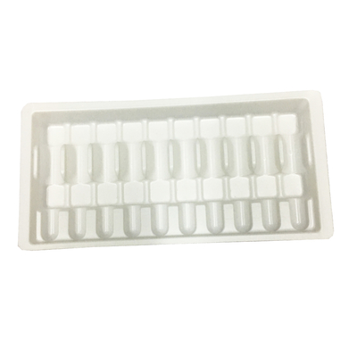 Thẻ Ampulet nhựa trắng Bao bì Thẻ Vial kính 10ml Thẻ Ampulet nhựa
