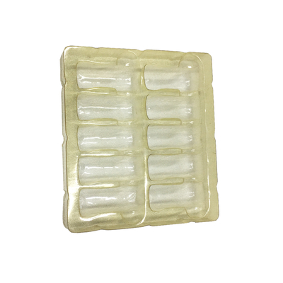 Thẻ Ampulet nhựa trắng Bao bì Thẻ Vial kính 10ml Thẻ Ampulet nhựa