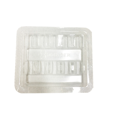 Vỏ sò Blister Nhựa 1ml Ampoule Insert Bao bì 100mm Độ dày