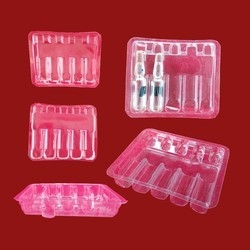 Vỏ sò Blister Nhựa 1ml Ampoule Insert Bao bì 100mm Độ dày