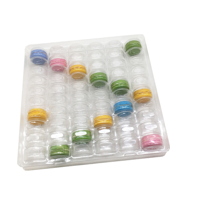 Bao bì Macaron nhựa trong suốt Blister 6 X 10 sắp xếp 60 tế bào