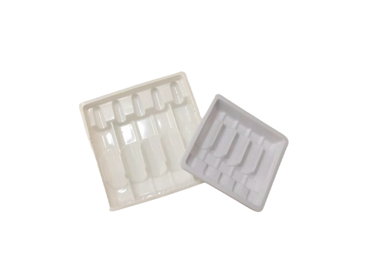 Hộp đóng gói thuốc 3 ml 5 nước tiêm PVC Blister Tray tùy chỉnh