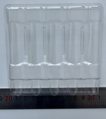 PET Hàng hóa mỏng bao bì Thẻ đóng gói chai thủy tinh Thẻ đóng gói cố định Nước tiêm 1ml 2ml 5ml 10ml 5 gói