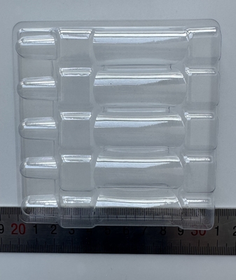 PET Hàng hóa mỏng bao bì Thẻ đóng gói chai thủy tinh Thẻ đóng gói cố định Nước tiêm 1ml 2ml 5ml 10ml 5 gói