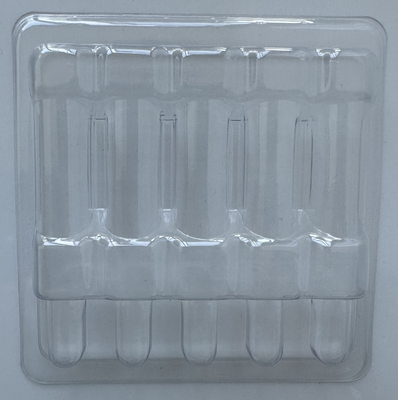 PET Hàng hóa mỏng bao bì Thẻ đóng gói chai thủy tinh Thẻ đóng gói cố định Nước tiêm 1ml 2ml 5ml 10ml 5 gói
