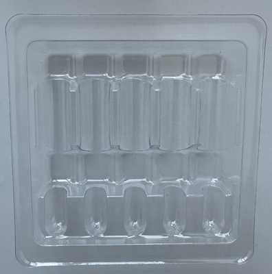 PET Hàng hóa mỏng bao bì Thẻ đóng gói chai thủy tinh Thẻ đóng gói cố định Nước tiêm 1ml 2ml 5ml 10ml 5 gói