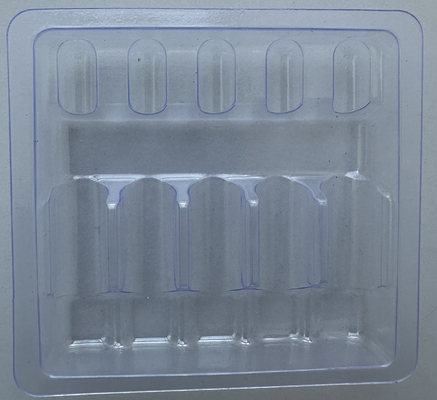 1ml 2ml 5ml 10ml 5-pack ampoule tray PET tray chân không tùy chỉnh
