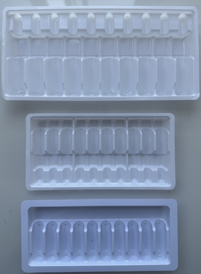 PET 1ml 2ml 5ml 10ml 10 Ampoule Tray Vacuum Forming Tray Tùy chỉnh