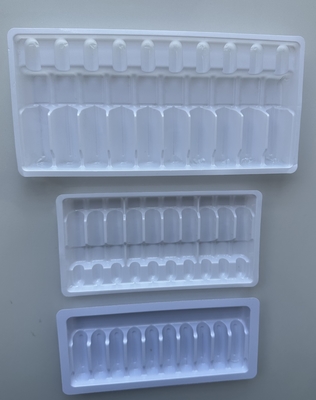 PET 1ml 2ml 5ml 10ml 10 Ampoule Tray Vacuum Forming Tray Tùy chỉnh