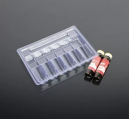 Thẻ 10ml Ampoule Liquid để uống Thẻ chân dung trong suốt PET, gói 5, gói 10, gói 12