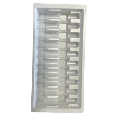 Đồ đặt theo yêu cầu PET Ampoule Tray nước tiêm chai cố định Tray đóng gói tùy chỉnh
