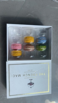 12 Hộp quà Macaron Bao bì Boutique Carton Món tráng miệng Bao bì tùy chỉnh