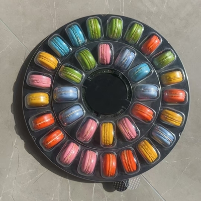 12 Palette Bao bì thực phẩm sô cô la Nhựa Bao bì macaron Nhựa phù hợp tùy chỉnh