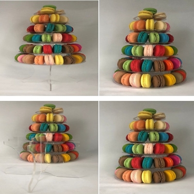 Các hộp giấy macaron an toàn thực phẩm có thể tùy biến Thẻ macaron nhựa