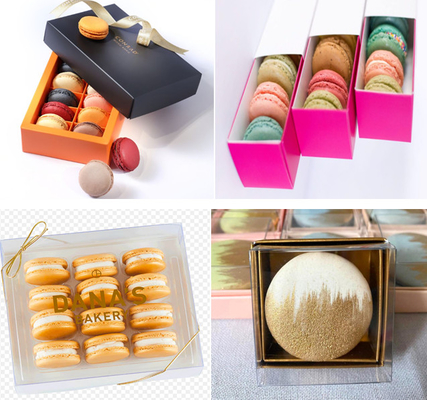 13 Lớp Macaron Display Stand Macaron Carton Packaging in ấn tùy chỉnh