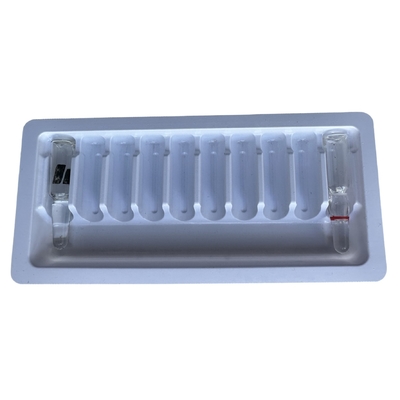PET bong bóng bao bì khay nước tiêm ampoule khay tùy chỉnh bán buôn