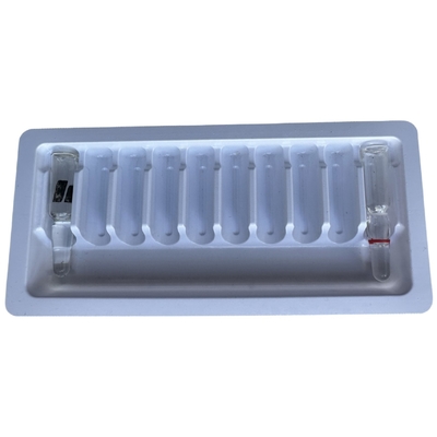 Thẻ đóng gói bong bóng PET 1ml 2ml thuốc tiêm nước ampoule thùng tùy chỉnh bán buôn