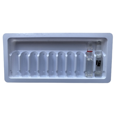 PET tray dày thuốc tiêm nước ampoule tray đóng gói tùy chỉnh bán buôn