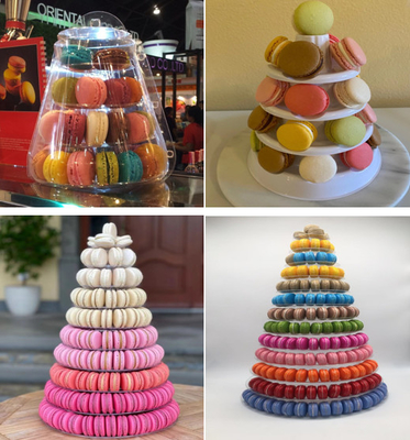 Bao bì Macaron nhựa Bảo vệ và trình bày bánh nướng Pháp tinh tế với phong cách và tiện lợi