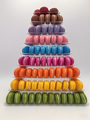 Macaron trưng bày 13 tầng Macaron trưng bày 13 tầng Macaron trưng bày nhiều mục đích Macaron trưng bày nhiều mục đích Macaron tháp