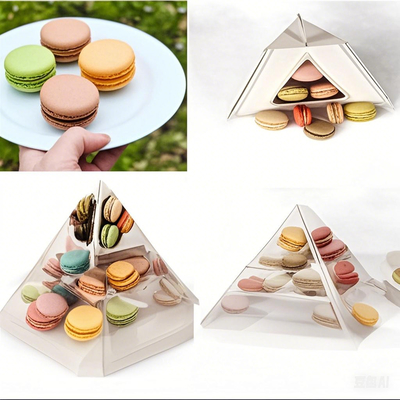 Macaron Top And Bottom Cover Bao bì hộp quà Top And Bottom Cover Bao bì sô cô la Top And Bottom Cover Bao bì World Cover Bao bì nhựa Macaron Tray